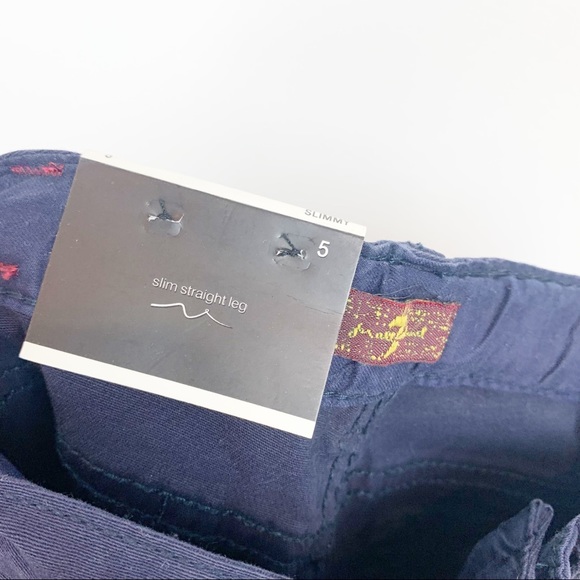 7FAM | Kids Slim Straight Leg Cotton Stretch Pants NWT - Picture 5 of 7